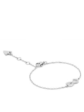 Guess Náramok Guess JUBB06 048JW Strieborná