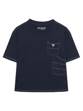 Guess Guess Camiseta L6RI07 K8HM4 Azul marino Regular Fit