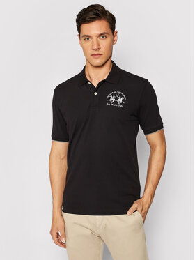 La Martina La Martina Polo CCMP01 PK001 Nero Regular Fit