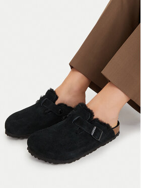 Birkenstock Тапочки Birkenstock Boston Vl/Shearling 0259883 Чорний