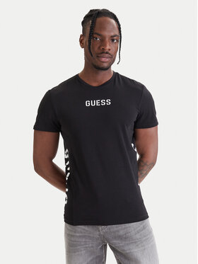 Guess Guess Футболка U6GM00 K6YW1 Чорний Regular Fit