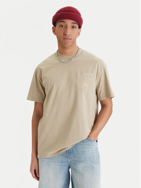 Quiksilver Quiksilver Camiseta Oxni EQYKT04413 Beis Comfort Fit