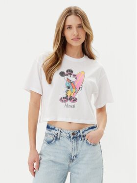 ONLY ONLY Футболка Mickey Minnie 15348126 Білий Regular Fit