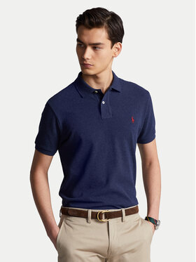 Polo Ralph Lauren Polo Ralph Lauren Поло 710680784292 Cиній Custom Slim Fit