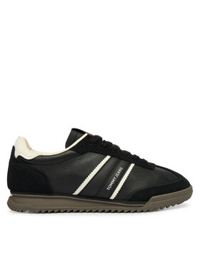 Tommy Jeans Sneakers Tommy Jeans Tjw Low Profile Runner Lthr Mix EN0EN03001 Schwarz