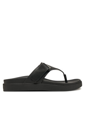 Calvin Klein Sandále Calvin Klein Flat Adj Tp Eyelet HW0HW02349 Čierna