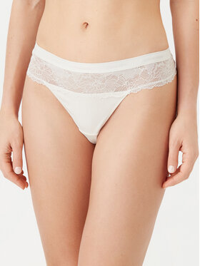 Calvin Klein Underwear Calvin Klein Underwear Στρίνγκ 000QF7980E Εκρού