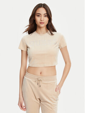 Guess Guess Футболка V3BI01 K0232 Бежевий Regular Fit