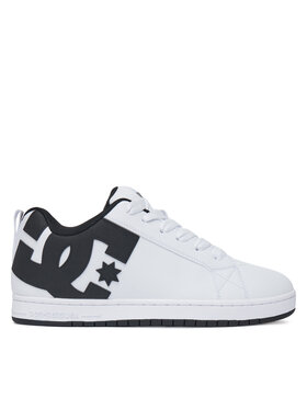 DC Shoes Sneakersy DC Shoes COURT GRAFFIK 300529-WLK Bílá