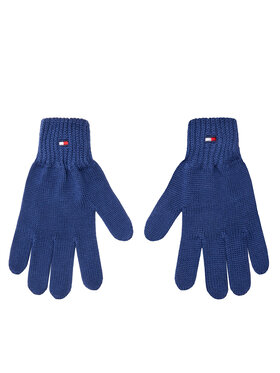 Tommy Hilfiger Bērnu cimdi Tommy Hilfiger Small Flag AU0AU01657 Zils