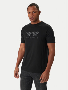 KARL LAGERFELD KARL LAGERFELD Camiseta 755070 561252 Negro Regular Fit