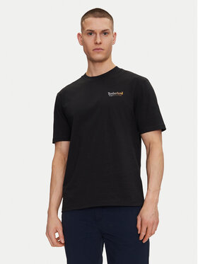 Timberland Timberland Футболка TB0A6DMA Чорний Regular Fit