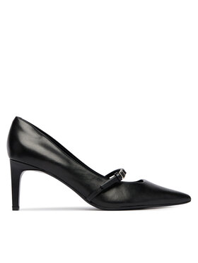 Calvin Klein Laiviņas Calvin Klein Ess Stiletto 70 Mj Lth Hdw HW0HW02952 Melns