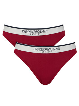 Emporio Armani Underwear Emporio Armani Underwear Conjunto de bragas brasileñas EW005197 AF27298 U5084 Guinda/burdeos