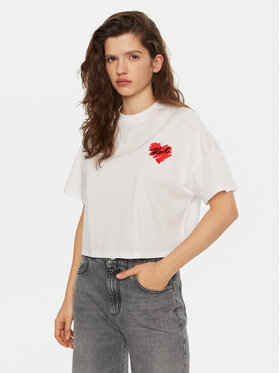 KARL LAGERFELD KARL LAGERFELD T-shirt A1W17074 Bianco Regular Fit