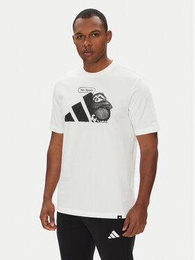 adidas adidas Póló Yay Sports Graphic JL9256 Fehér Regular Fit