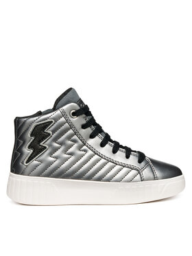 Geox Snīkeri Geox J Mikiroshi J56DVE 000NF C1009 S Sudraba