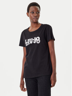 Liu Jo Sport Liu Jo Sport Camiseta TF5280 JS923 Negro Regular Fit