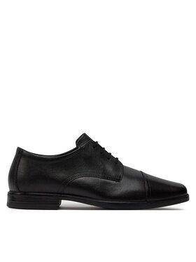 Clarks Félcipő Clarks Howard Cap 261620127 Fekete