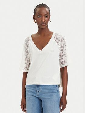 Liu Jo Sport Liu Jo Sport Camiseta TA6160 JS923 Crema Regular Fit