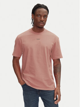 HUGO HUGO Футболка Dapolino 50488330 Рожевий Relaxed Fit