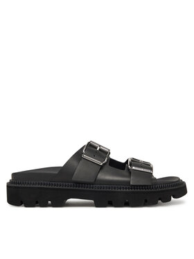 Tommy Jeans Şlapi Tommy Jeans Double Strap Sandal EN0EN02753 Negru
