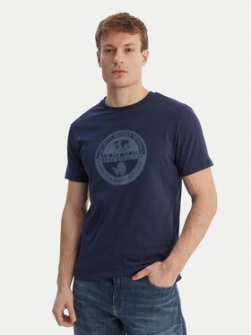 Napapijri Napapijri Camiseta S-Mahsa NP0A4FZB Azul marino Regular Fit