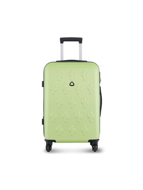 Semi Line Vidējs koferis Semi Line T5631-4 Zaļš