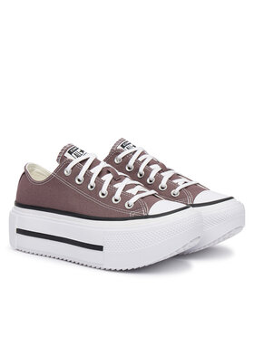 Converse Tenisice Converse Chuck Taylor All Star Lift Double Stack A20562C Smeđa