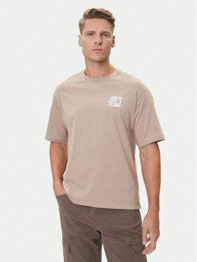The North Face The North Face Camiseta Connect NF0A8E3Y Beis Relaxed Fit
