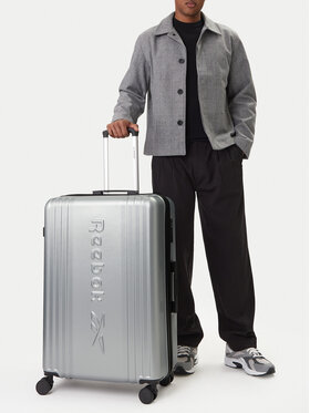 Reebok Велика валіза Reebok CEOWB-RBK-WAL-003-07-CCC-L Срібний
