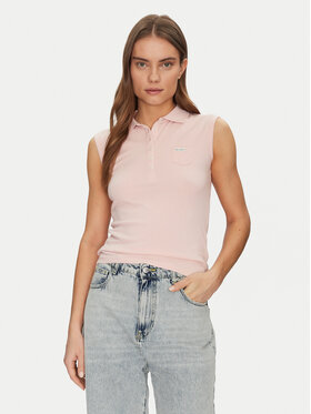 Guess Jeans Guess Jeans Поло W5GP24 KCYR1 Бежевий Regular Fit