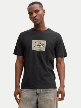 Jack & Jones Jack & Jones Футболка Jjrain Tee Ss Crew Neck 12288097 Чорний Regular Fit
