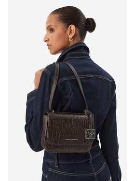 Armani Exchange Torbica Armani Exchange XW001577 AF15774 U6032 Tamno smeđa