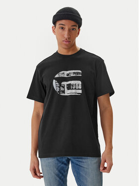 G-Star Raw G-Star Raw Camiseta G Icon Graphic D28823-E385 Negro Regular Fit