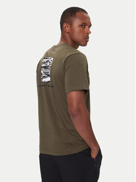 The North Face The North Face Camiseta Box Nse Edge Of Light NF0A8E3H Verde Regular Fit