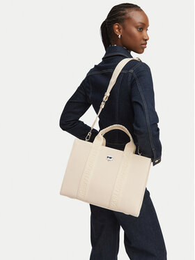 KARL LAGERFELD Handtasche KARL LAGERFELD B2W50090 Creme