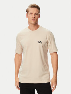 adidas adidas Camiseta Sushi Graphic KT9708 Beige claro Regular Fit