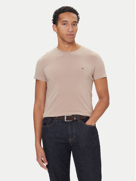 Tommy Hilfiger Tommy Hilfiger Camiseta MW0MW10800 Beis Slim Fit