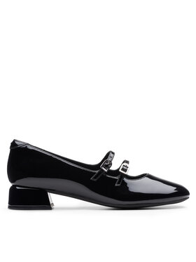 Clarks Baleríny Clarks Daiss 30 Shine 26174712 Čierna