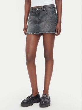 Juicy Couture Juicy Couture Falda vaquera JCDGS126958 Gris Regular Fit