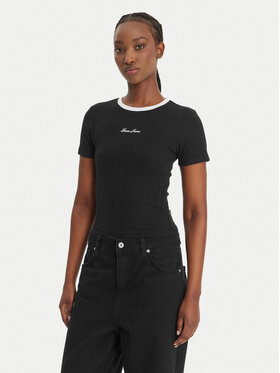 Guess Jeans Guess Jeans Camiseta W6GPA9 KF641 Negro Slim Fit