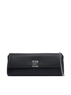 Calvin Klein Kabelka Calvin Klein Emblem Hw Pebble Clutch LV04F3740G Čierna