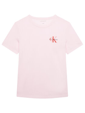 Calvin Klein Jeans Calvin Klein Jeans Camiseta Chest Monologo IU0IU00719 Rosa Regular Fit