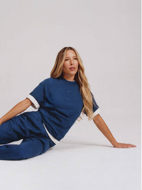 Reebok Reebok Camiseta Reebok X Ewa Chodakowska Mila RK25977CCW Azul marino Regular Fit