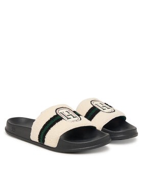 Tommy Hilfiger Iešļūcenes Tommy Hilfiger Hilfiger Towelling Pool Slide FM0FM06007 Krēmkrāsas