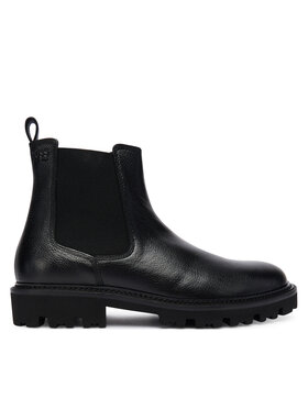 BOSS Členková obuv s elastickým prvkom BOSS Julyo 50552573 Čierna