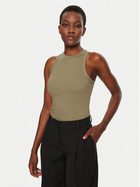 IVY OAK IVY OAK Top Klara IO1100X2350 Khaki Slim Fit