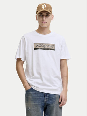 Jack & Jones Jack & Jones T-Shirt Rinwood 12283628 Weiß Regular Fit