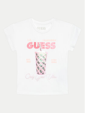 Guess Guess T-Shirt K4GI24 K6YW4 Λευκό Regular Fit
